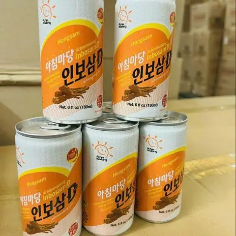 Hình ảnh Nước Hồng Sâm Lon 180ml
