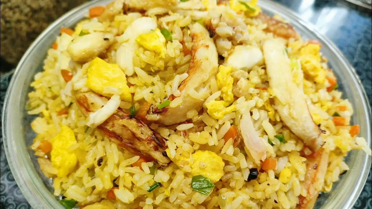 Hình ảnh cơm chiên ghẹ