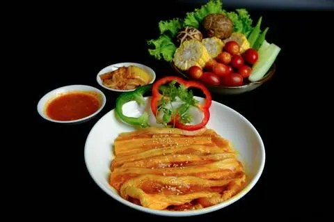 Hình ảnh Ba rọi heo ướp sốt BBQ Hàn Quốc chưa nướng