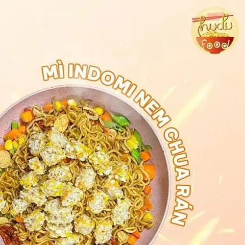 Hình ảnh Mì indomie nem chua rán