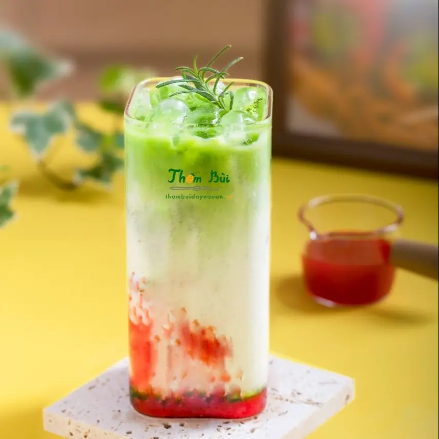 Hình ảnh Matcha Sữa Gấu Dâu