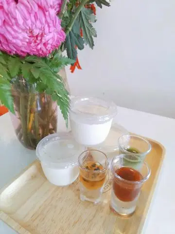 Hình ảnh Panna cotta nhiều vị