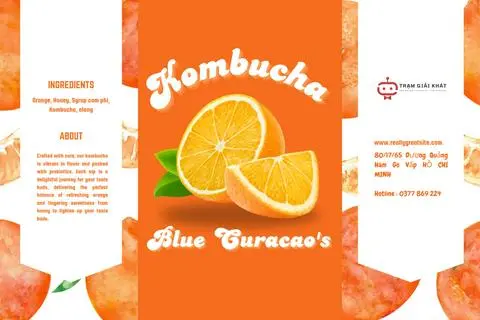 Hình ảnh Kombucha Cam Phi Yuzu