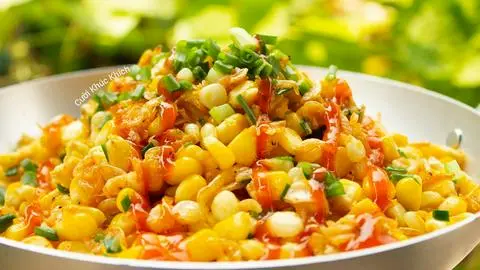 Hình ảnh Bắp xào ruốc khô 