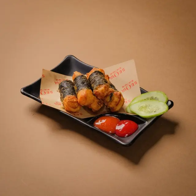 Hình ảnh gà cuộn rong biển 