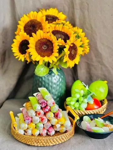 Hình ảnh Sữa chua túi vị trái cây ( set 10 túi ) 