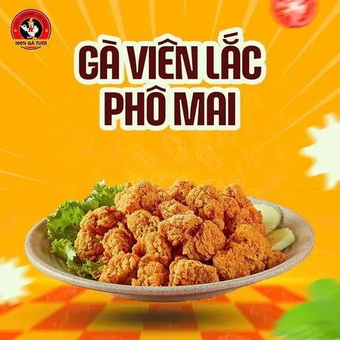 Hình ảnh Gà Viên Lắc Phô Mai