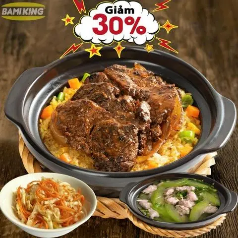Hình ảnh COMBO Cơm thố Bò tiêu đen