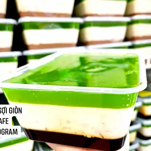 Hình ảnh Rau câu sợi giòn đế cafe - Hộp 800gram