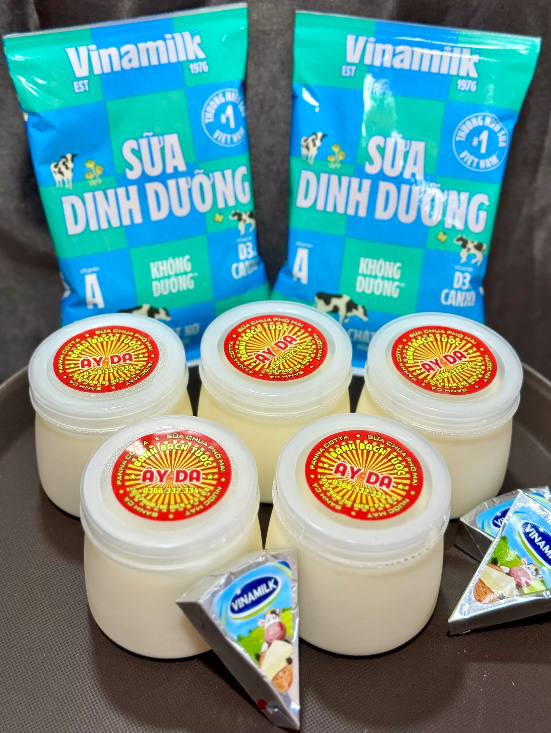 Hình ảnh Set 10 hũ Yaourt Phô Mai