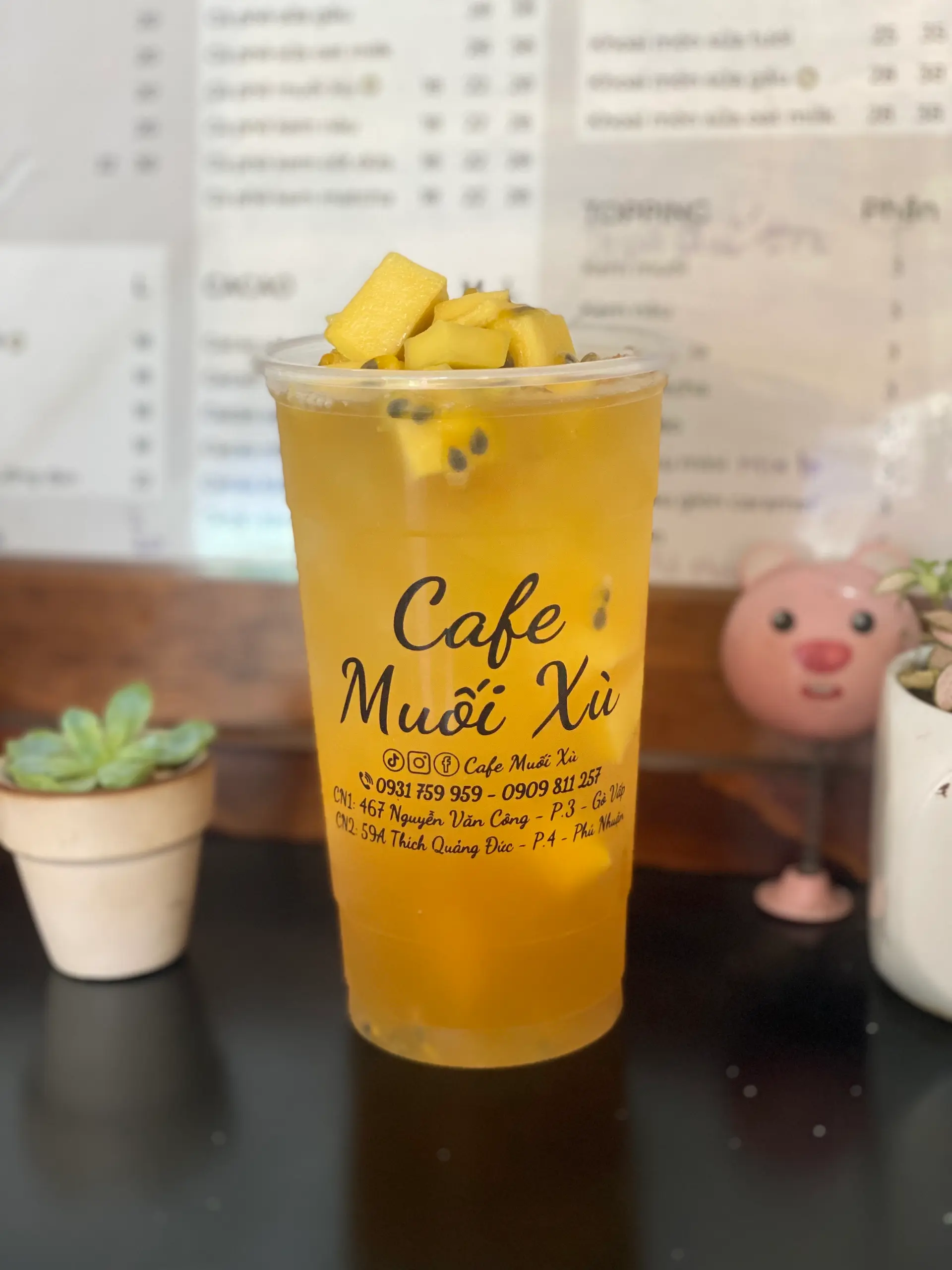 Hình ảnh Trà Xoài Chanh Dây