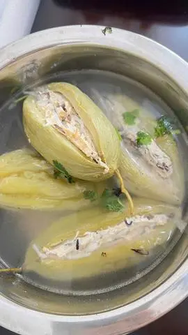 Hình ảnh Canh khổ qua trái chay