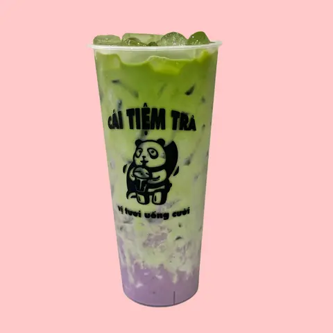 Hình ảnh Khoai Môn Latte Matcha - L