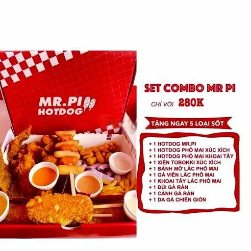 Hình ảnh COMBO MR.PI(tặng 5 loại sốt )