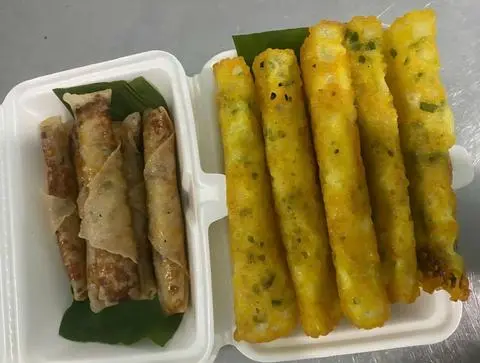 Hình ảnh Combo Chay No Giòn (Bánh xèo và Ram bắp giòn) 