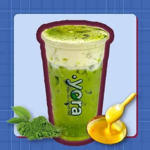 Hình ảnh Trà sữa Matcha kem trứng ⭐ [L]