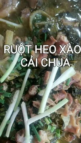 Hình ảnh RUỘT HEO XÀO CẢI CHUA
