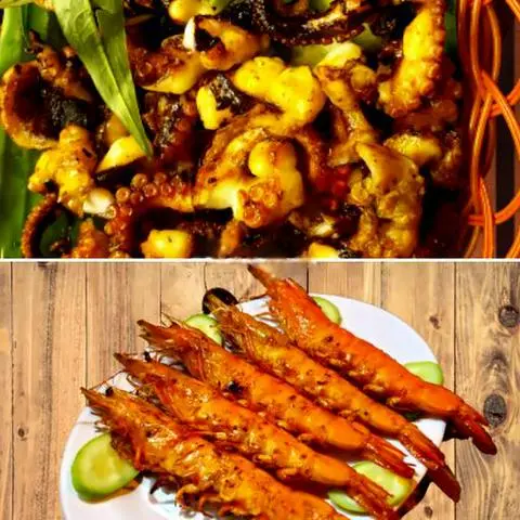 Hình ảnh Combo hải sản nướng