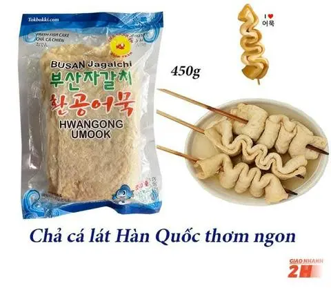 Hình ảnh Chả cá Hàn Quốc, túi 450gram.