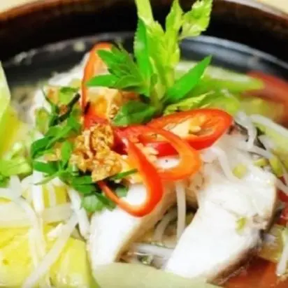 Hình ảnh Cơm Canh Chua Không Cá+Cá Ba Sa Kho Tộ 