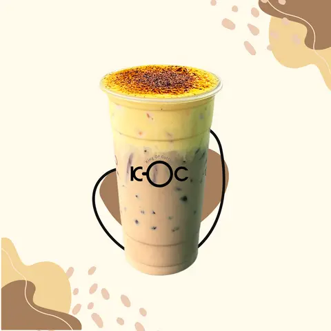 Hình ảnh Trà sữa kem trứng cháy