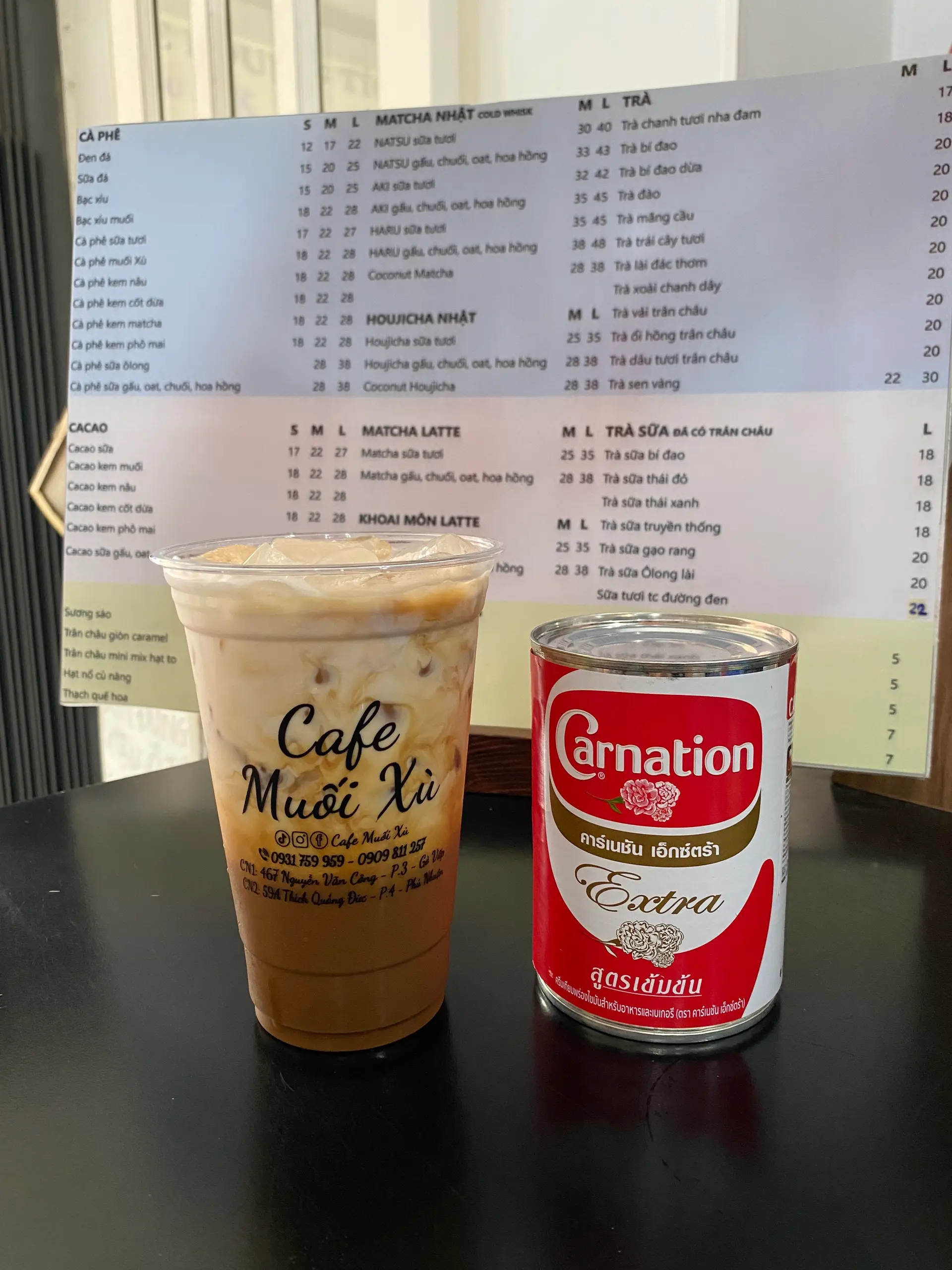 Hình ảnh Cà Phê Sữa Hoa Hồng Thái