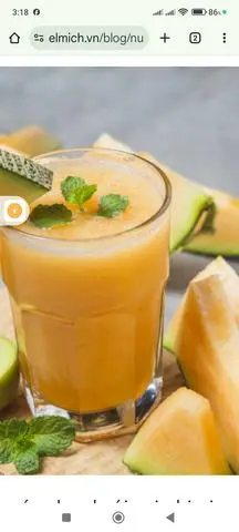 Hình ảnh Nước Ép Dưa Lưới