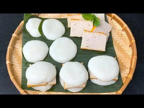 Hình ảnh Bánh Dày Kẹp Chả Quế 