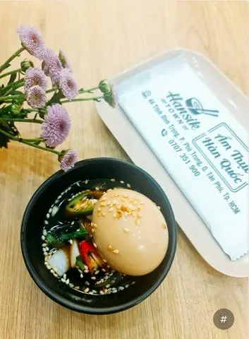 Hình ảnh 1 trứng gà ngâm tương Hàn Quốc