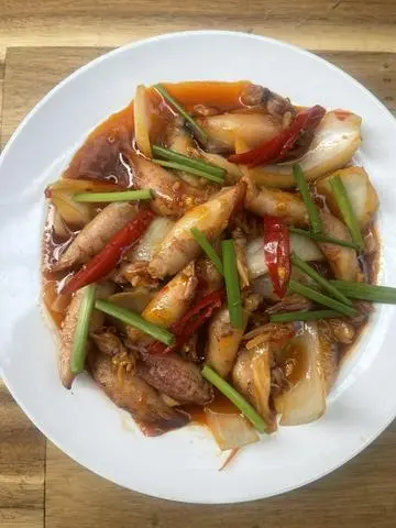 Hình ảnh Mực một nắng xào sa tế