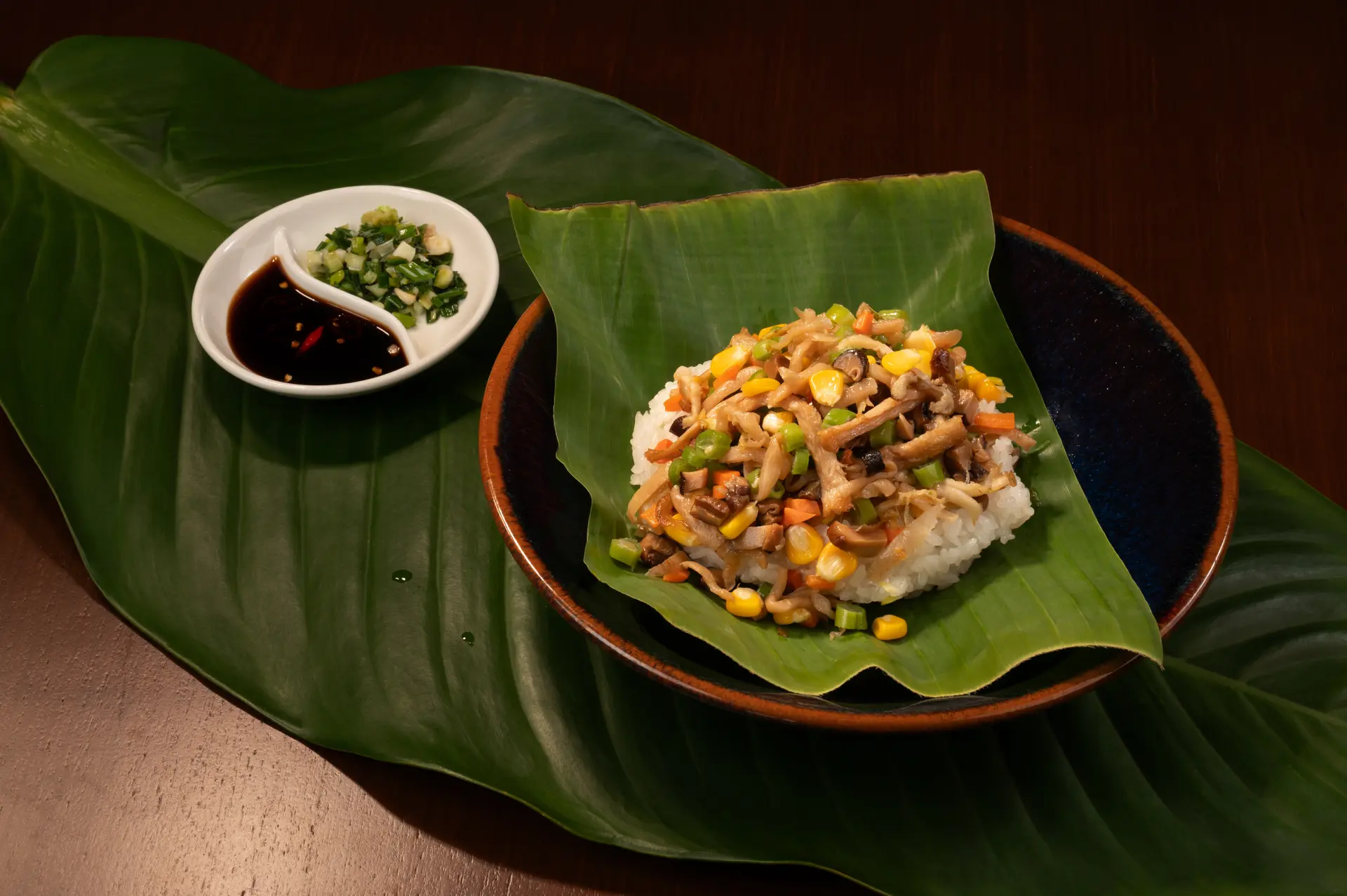 Hình ảnh Combo Xôi Mặn Chay + Nước Lành (Combo Vegan Savory Sticky Rice + Healthy Drink)