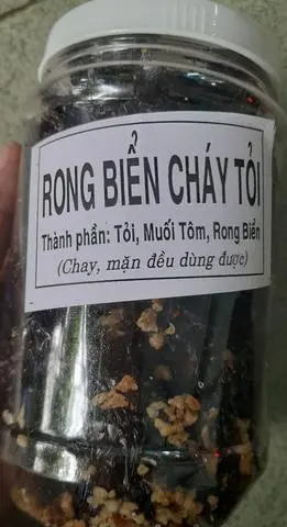 Hình ảnh Rong biển cháy tỏi