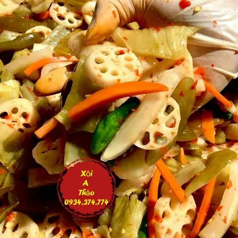 Hình ảnh kim chi ( đồ chua thập cẩm )