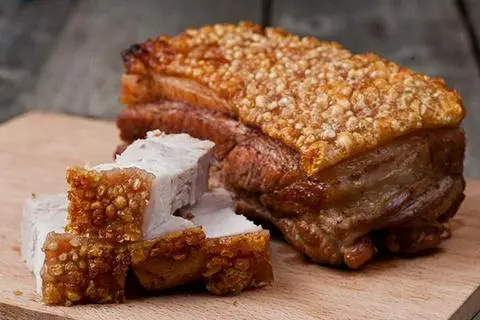 Hình ảnh 300g heo quay ba rọi 