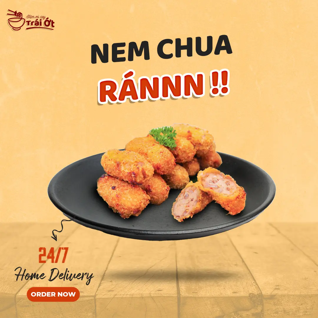 Hình ảnh Nem Chua Rán