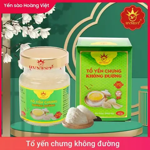 Hình ảnh yến sào chưng sẵn Hoàng Việt 30% - đủ vị -hủ 70ml  