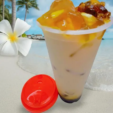 Hình ảnh Trà Sữa Cà Phê, Thạch Phô Mai (Hoặc Thạch Trứng), Cafe (500ml)
