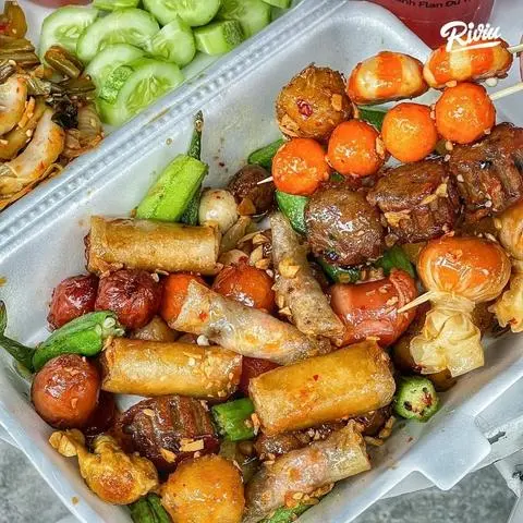 Hình ảnh Tặng 2 trà tắc - combo cá viên chiên mắm 2