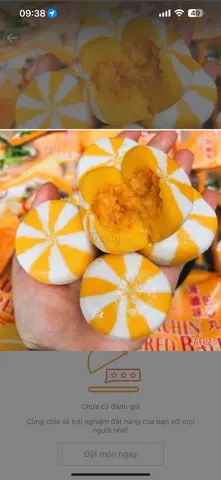 Hình ảnh Mì indo bánh bao trứng cá ngập nhân 