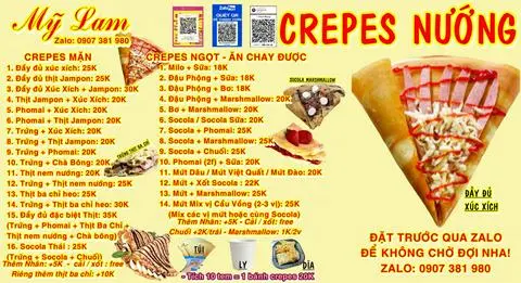 Hình ảnh Crepe Phomai - xúc xích