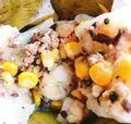 Hình ảnh (Dây Đỏ) Bánh Giò Tôm Thịt 3 Trứng Cút