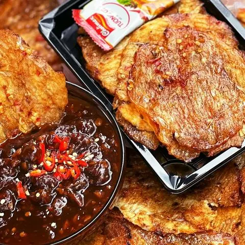 Hình ảnh Cá bò da nướng sốt cay (250g) 