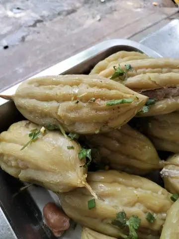 Hình ảnh cơm canh khổ qua nhồi thịt 