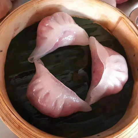 Hình ảnh Há Cảo Mực( có mực) -3 Viên To 