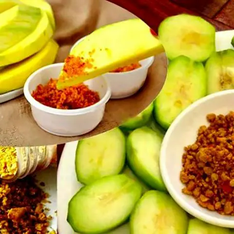Hình ảnh Xoài Kèm Muối Tây Ninh