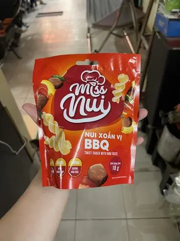 Hình ảnh Combo 10 bịch nui xoắn vị BBQ