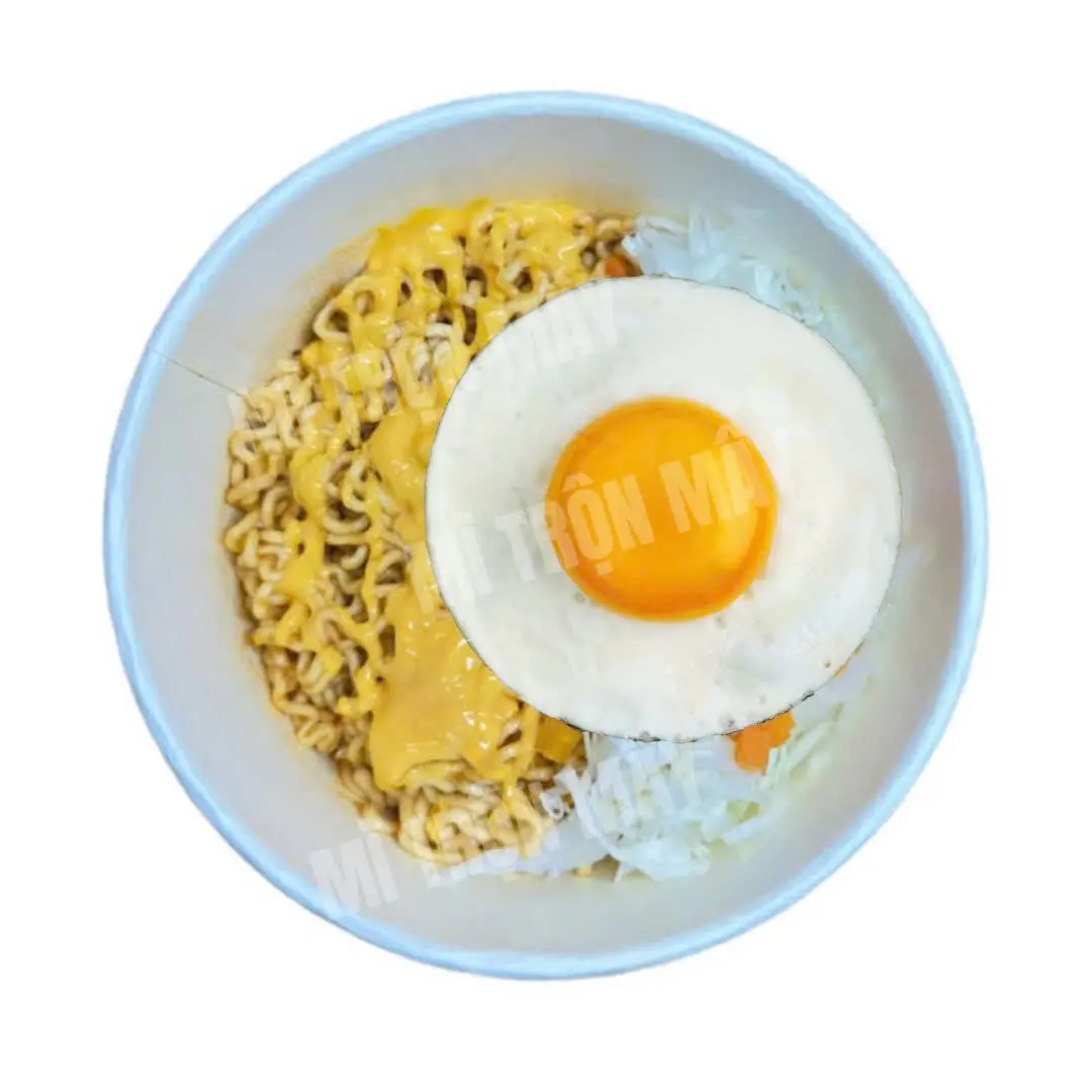 Hình ảnh Mì Trộn Trứng HQ Cay Phô Mai