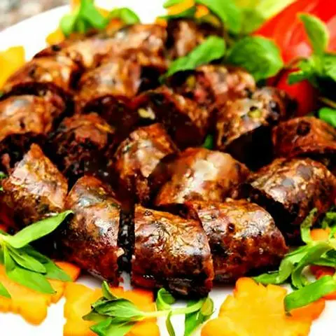 Hình ảnh Lòng dồi Tây Bắc nướng
