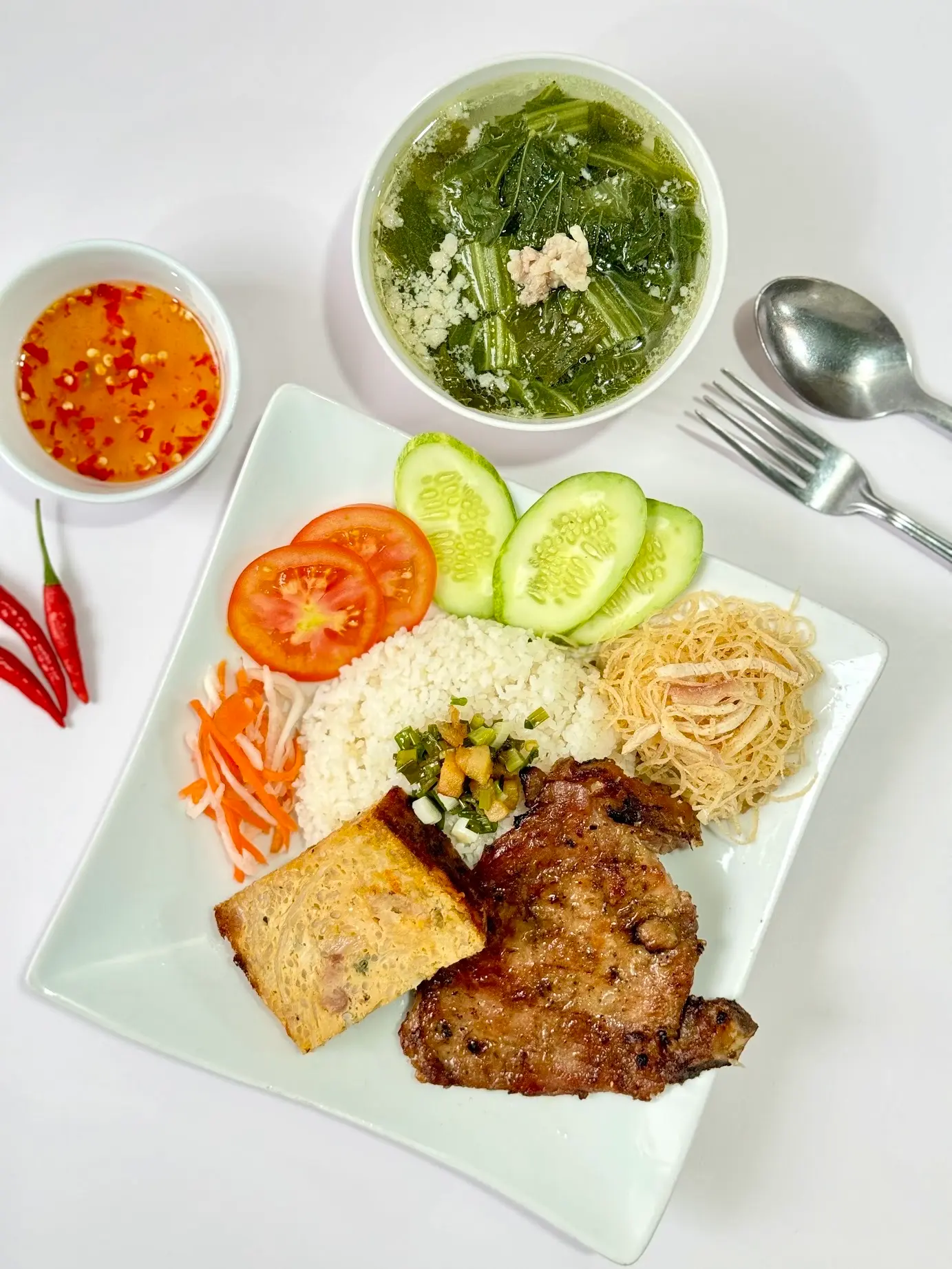 Hình ảnh Cơm Tấm Sườn Bì Chả 