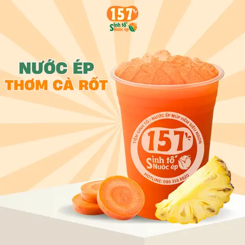 Hình ảnh Nước ép thơm cà rốt